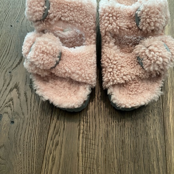 Birkenstock Arizona Teddy in Rose - Picture 5 of 5